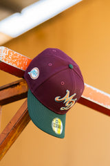 New Era Miami Dolphins Grey UV (Maroon/Dark Green) 59Fifty Fitted - New Era