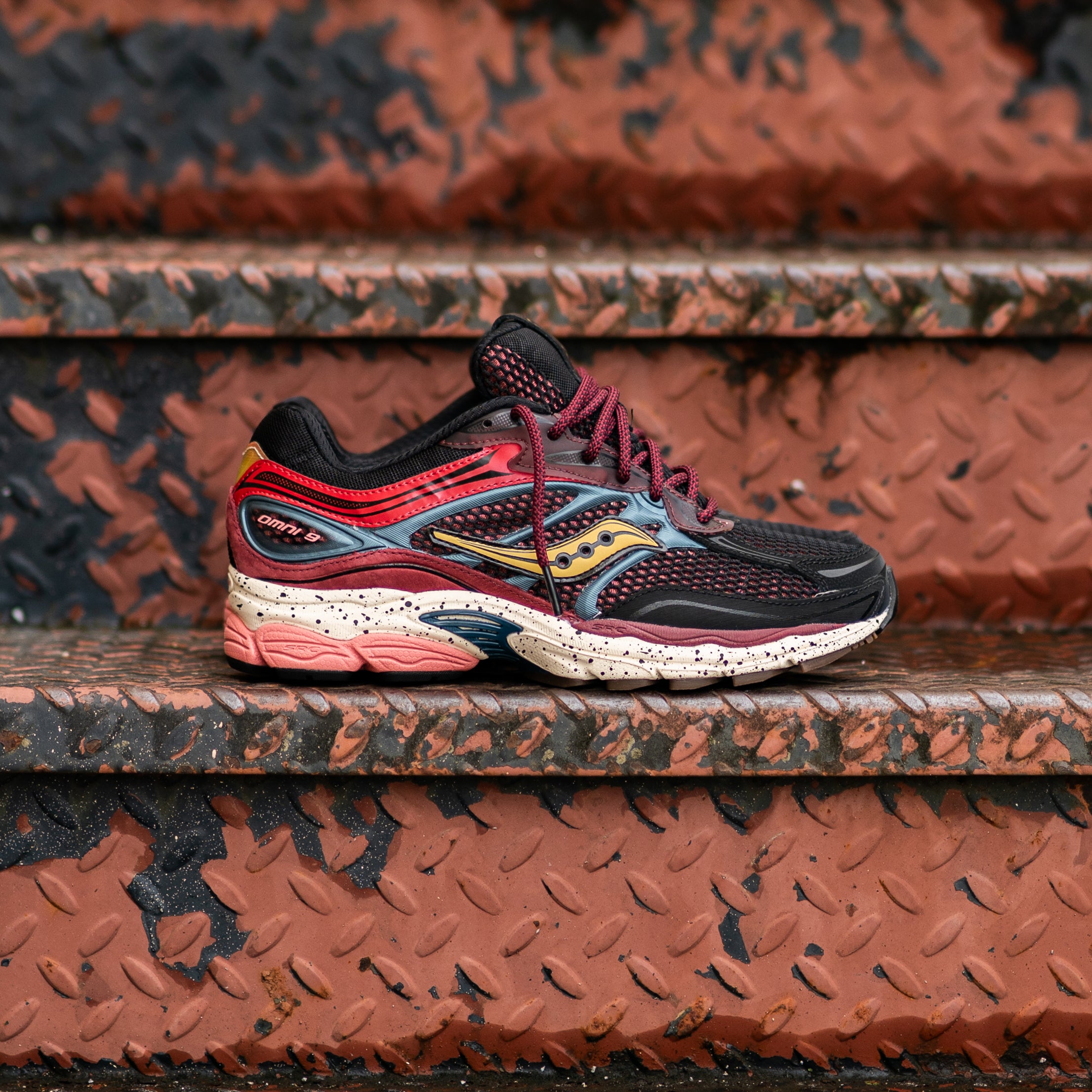 Mens Saucony OG ProGrid Omni 9 (Multi Bariole) - Saucony