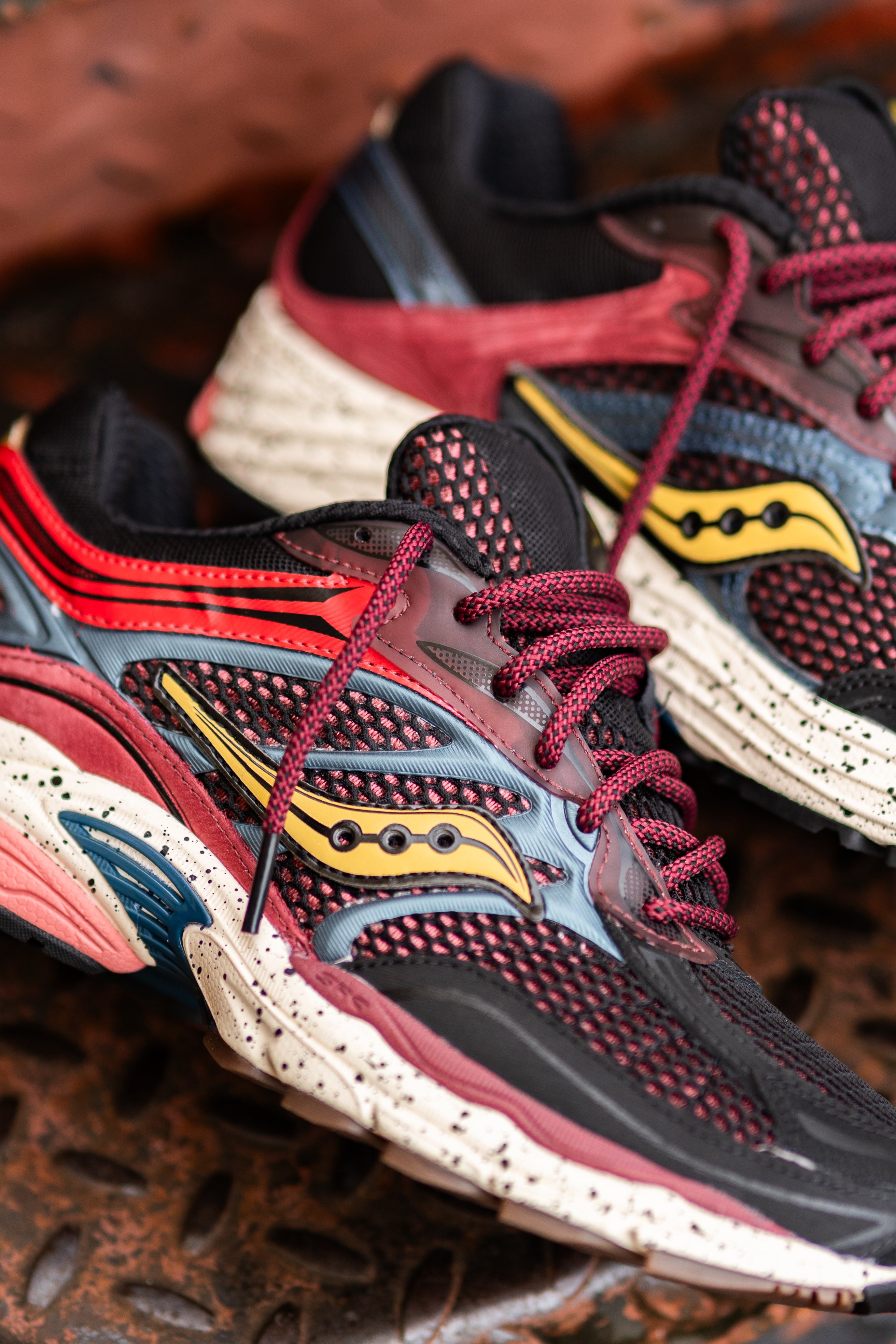 Mens Saucony OG ProGrid Omni 9 (Multi Bariole) - Saucony