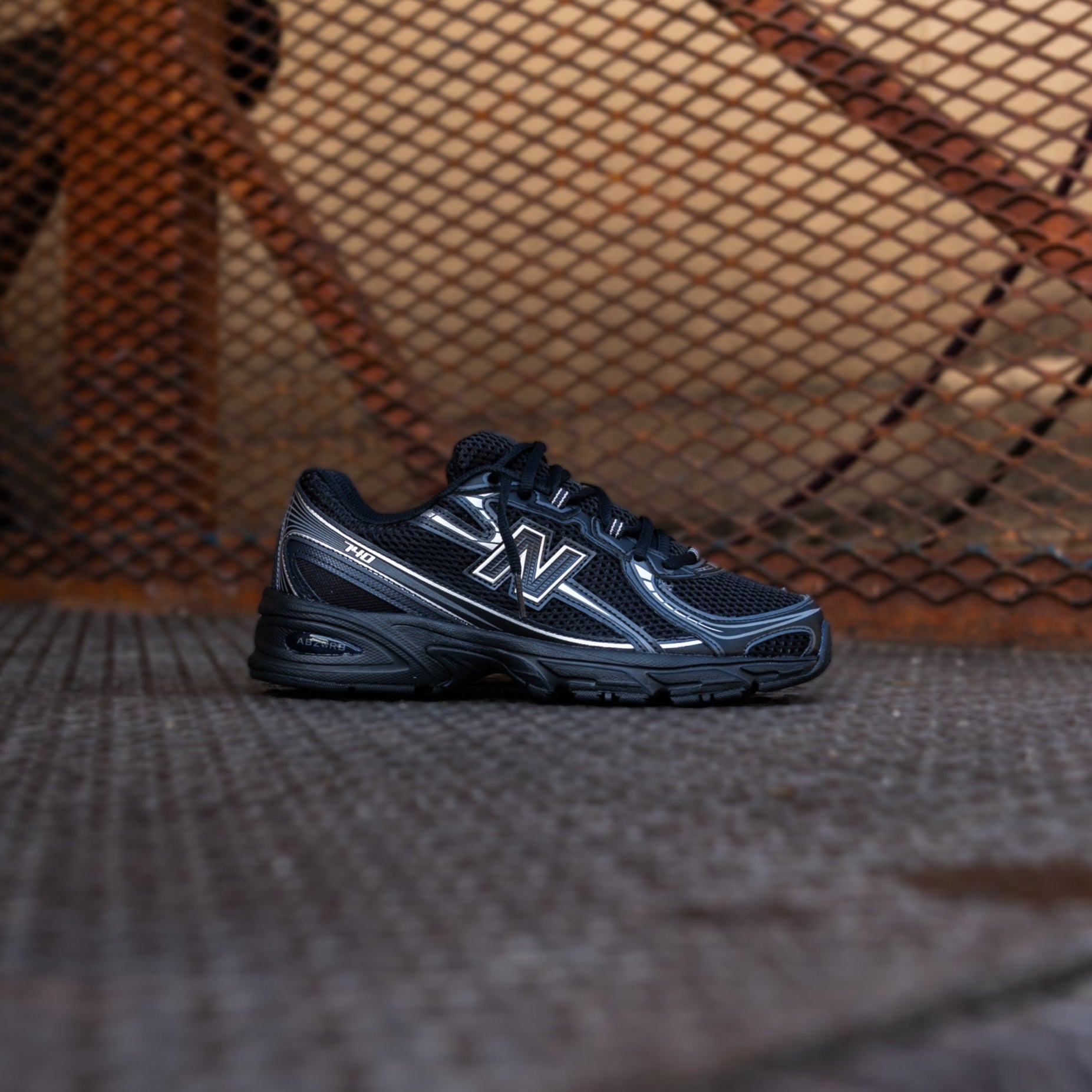 Kids New Balance 740 (Black/Grey) - U740BM - New Balance