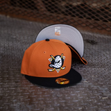 New Era Anaheim Ducks Grey UV (Fight Orange/Black) 59Fifty Fitted - New Era