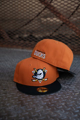 New Era Anaheim Ducks Grey UV (Fight Orange/Black) 59Fifty Fitted - New Era