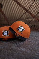 New Era Anaheim Ducks Grey UV (Fight Orange/Black) 59Fifty Fitted - New Era