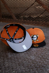 New Era Anaheim Ducks Grey UV (Fight Orange/Black) 59Fifty Fitted - New Era