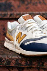 Mens New Balance 997H (White/Brown) - CM997HZG - New Balance