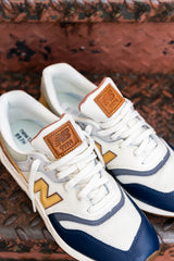 Mens New Balance 997H (White/Brown) - CM997HZG - New Balance