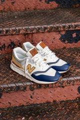 Mens New Balance 997H (White/Brown) - CM997HZG - New Balance
