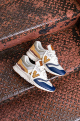 Mens New Balance 997H (White/Brown) - CM997HZG - New Balance