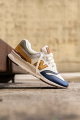 Mens New Balance 997H (White/Brown) - CM997HZG - New Balance