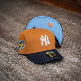 New Era New York Yankees 2000 World Series Sky UV (Peanut/Navy) 59Fifty Fitted - New Era