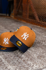 New Era New York Yankees 2000 World Series Sky UV (Peanut/Navy) 59Fifty Fitted - New Era