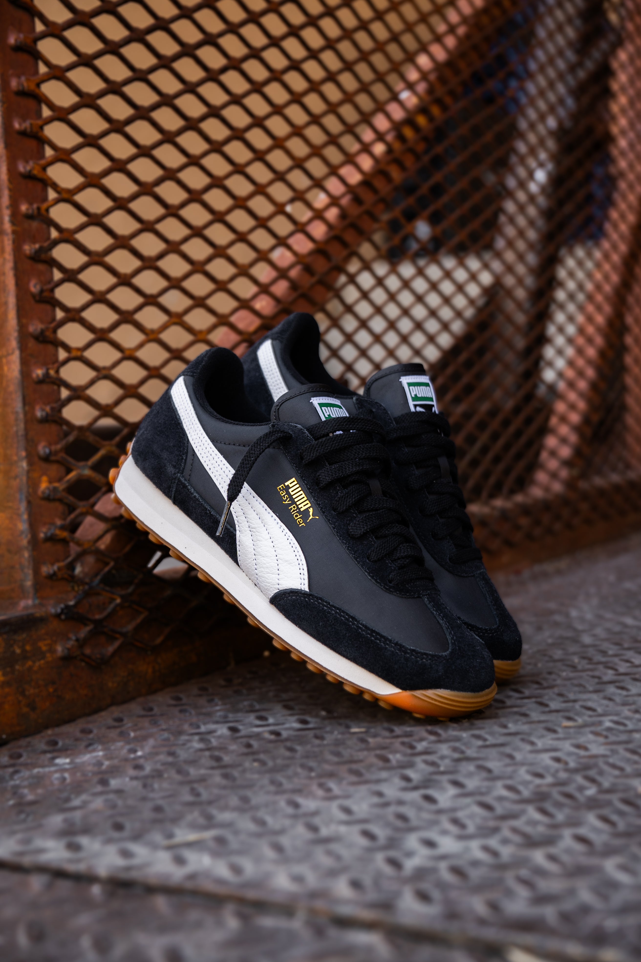 Mens Puma Easy Rider Vintage (Puma Black/Puma White) - Puma