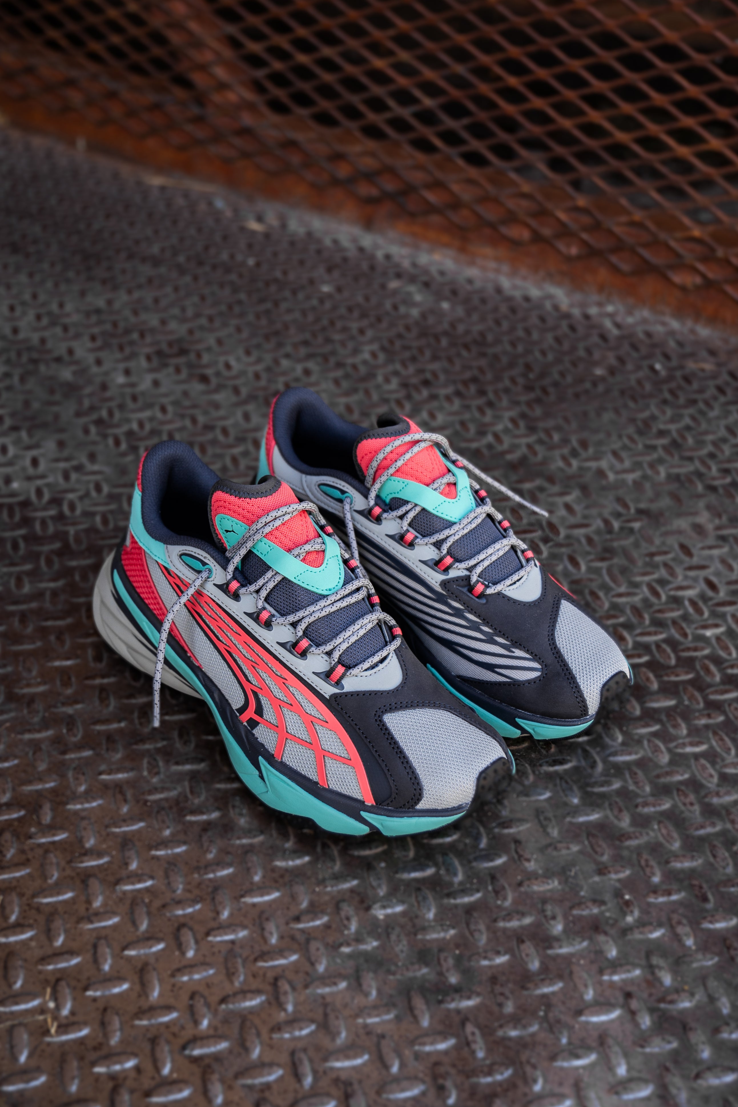Mens Puma Spirex (Smokey Gray/Salmon) - Puma