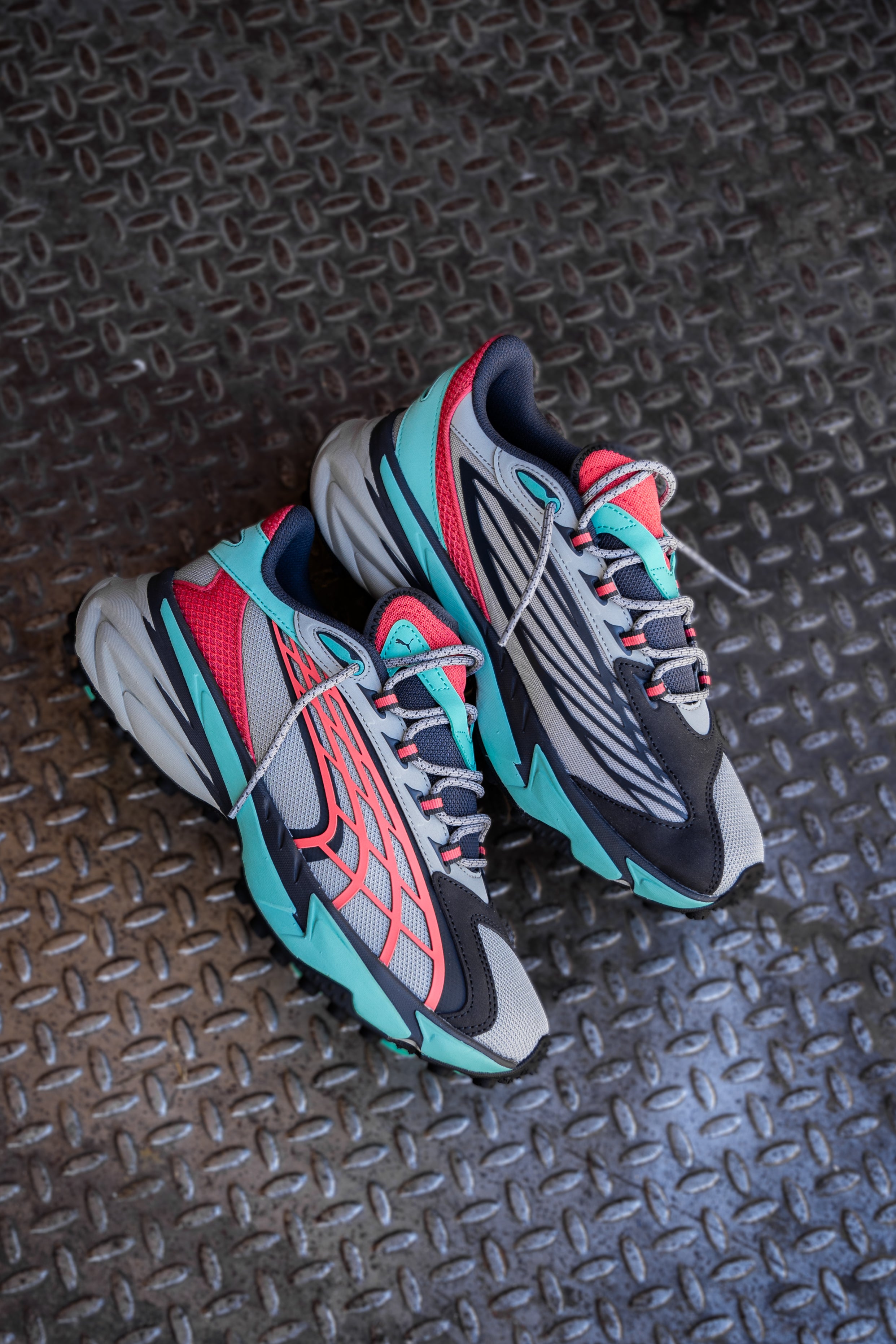 Mens Puma Spirex (Smokey Gray/Salmon) - Puma