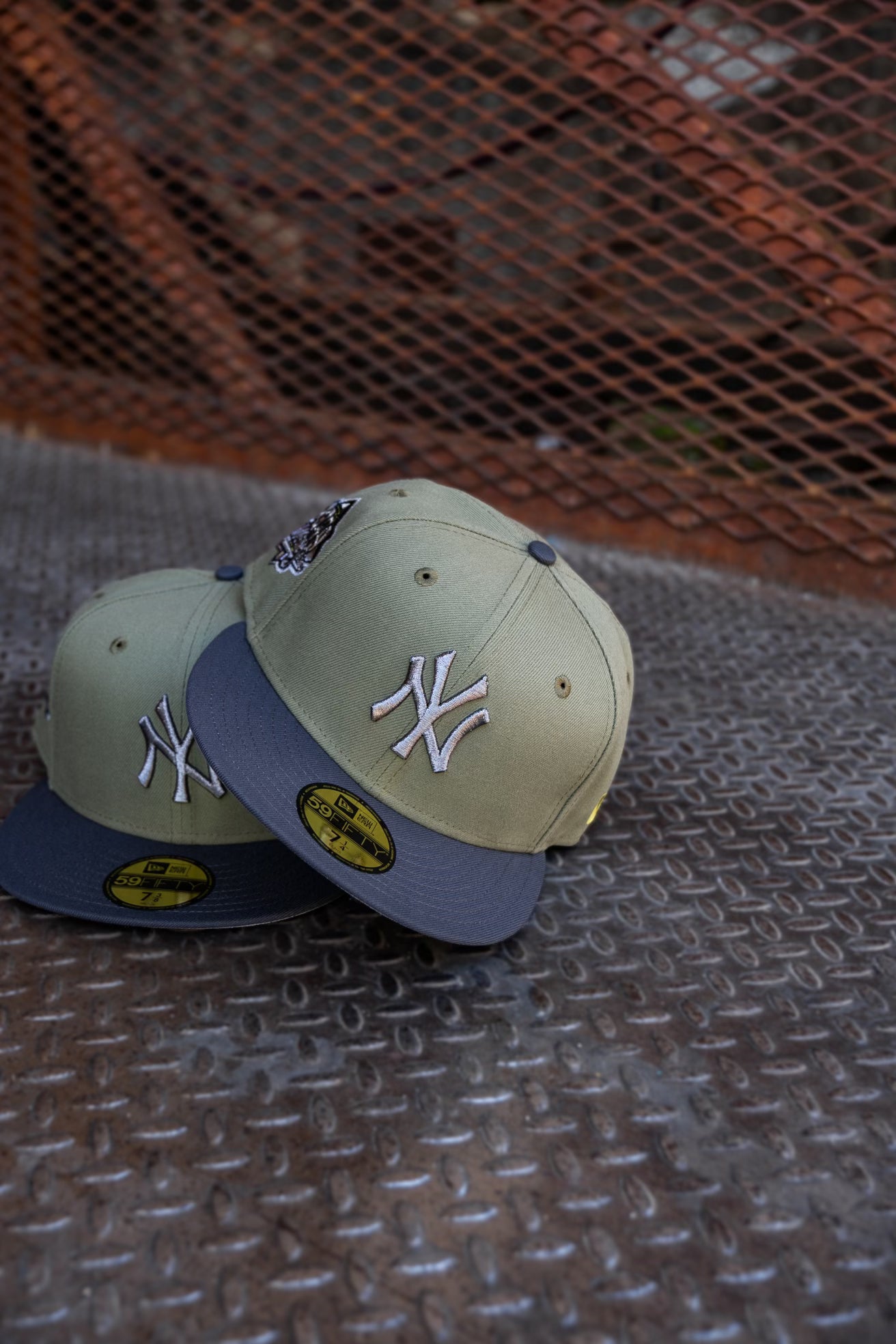 New Era New York Yankees 1999 World Series Grey UV (Olive/Graphite) 59Fifty Fitted - New Era