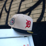 New Era Detroit Tigers 1971 All-Star Game Grey UV 59Fifty Fitted (Camel/Black) - New Era