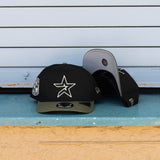New Era Houston Astros 40th Anniversary 9FIFTY A-Frame Snapback-(Black/Olive) - New Era