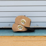 New Era Chicago Blackhawks 65th Anniversary 9FIFTY A-Frame Snapback-(Khaki/Black)