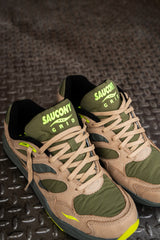 Mens Saucony Grid Shadow 2 Premium (Avocado/Volt) - Saucony