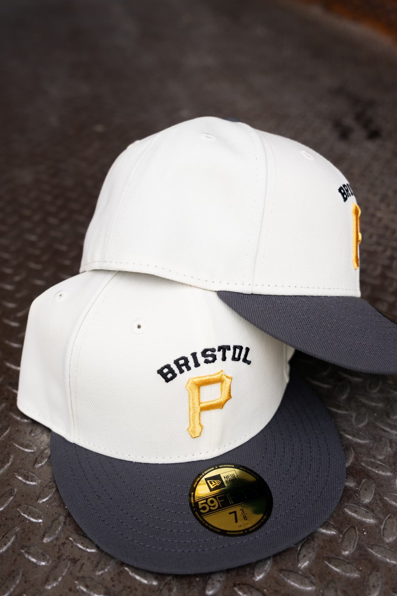 New Era Bristol Pirates Green UV (Off White/Graphite) 59Fifty Fitted - New Era