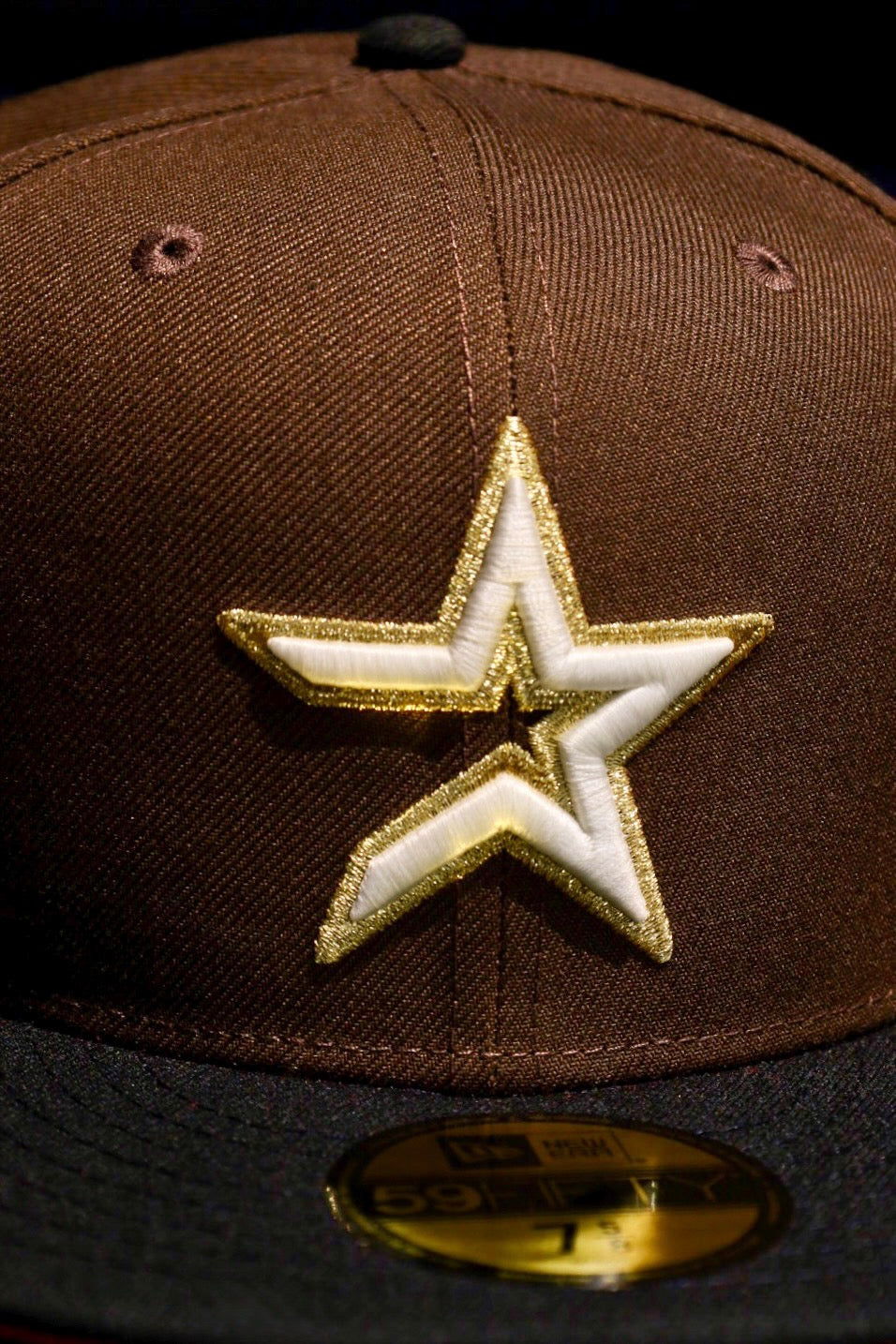 New Era Houston Astros 2004 All-Star Game Side Patch Red UV 59Fifty Fitted (Walnut/Black)