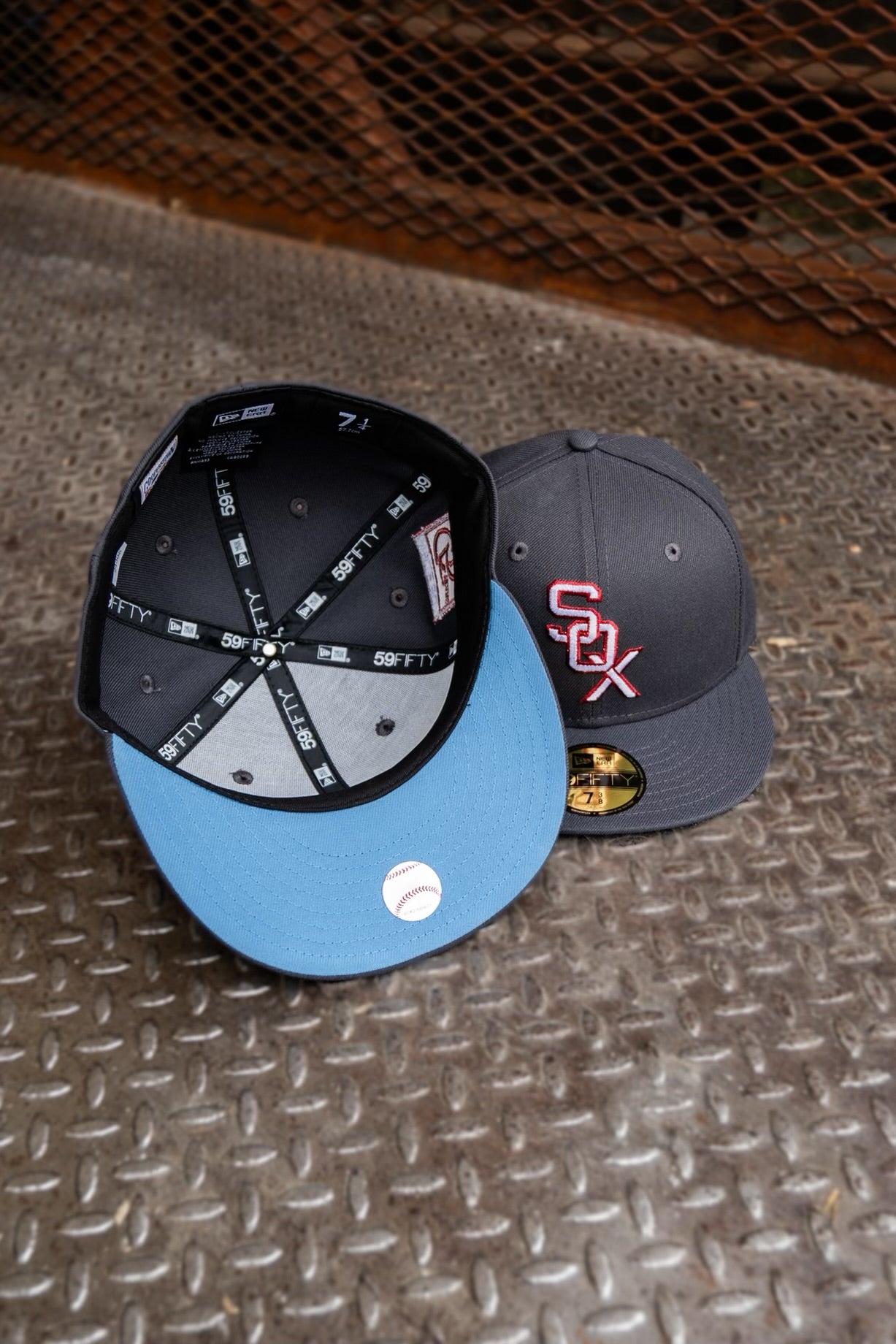 New Era Chicago White Sox 95 Years Sky UV (Graphite) 59Fifty Fitted - New Era