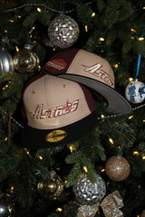 New Era Houston Astros Astrodome The Original Side Patch Fitted (Khaki/Maroon/Black)