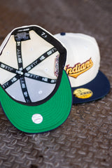 New Era Cleveland Indians Jacobs Field Green UV (Off White/Navy) 59Fifty Fitted - New Era