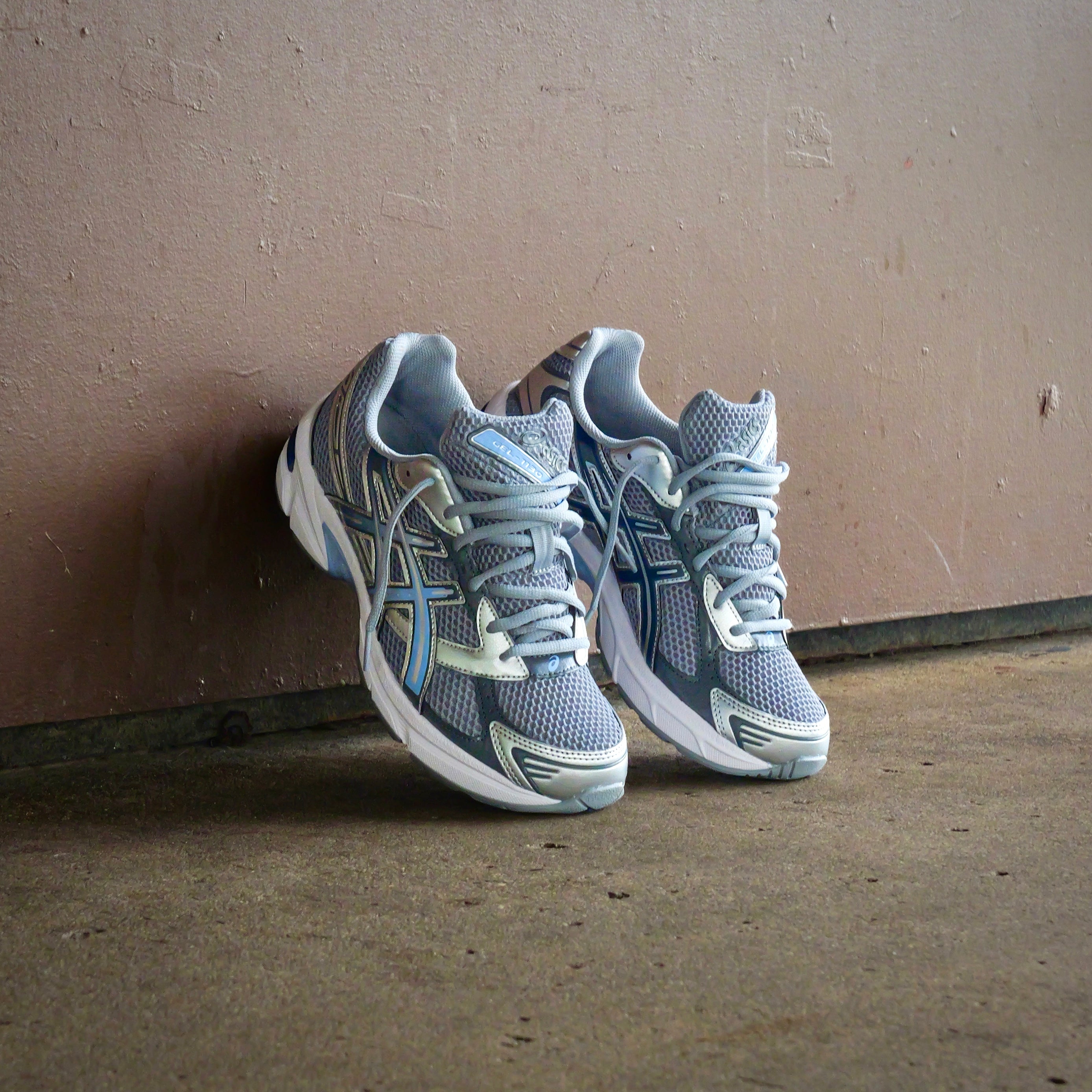 Mens Asics Gel-1130 (Gravel/Pure Silver)