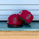New Era Seattle Mariners 30th Anniversary Grey UV 9Fifty A-Frame Snapback (Dark Red/Black)