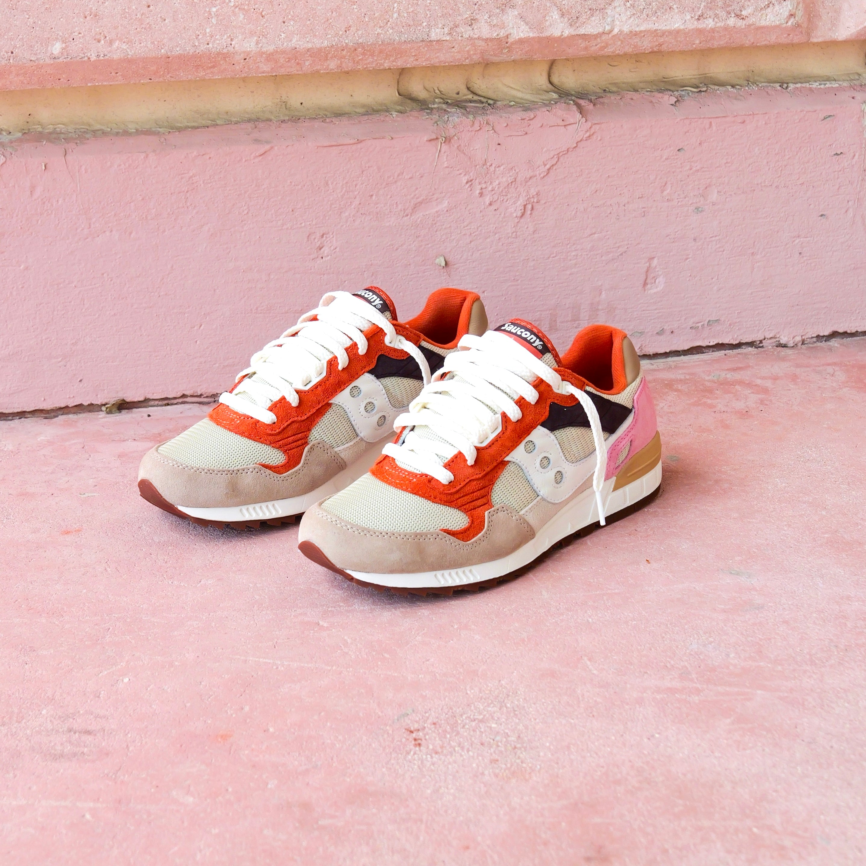 Mens Saucony Shadow 5000 (Eggshell/Rust)