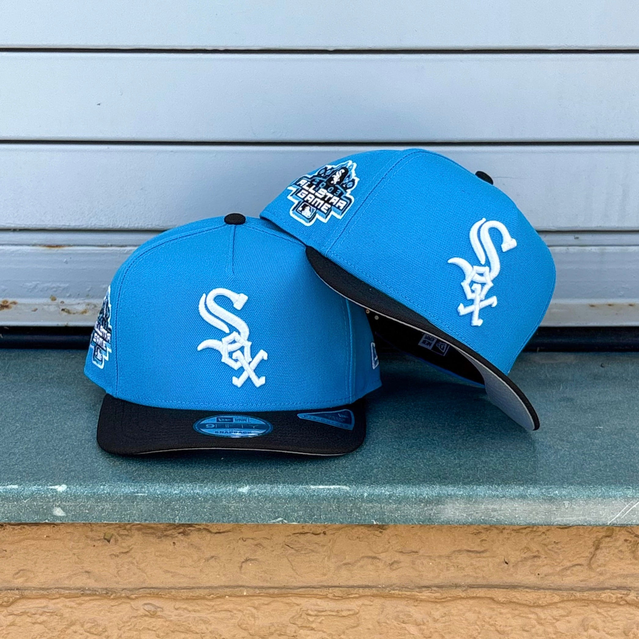New Era Chicago White Sox 2003 ASG Grey UV 9Fifty A-Frame Snapback (Blue/Black)