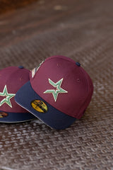New Era Houston Astros 2000 Inaugural Season Grey UV (Maroon/Navy) 59Fifty Fitted - New Era