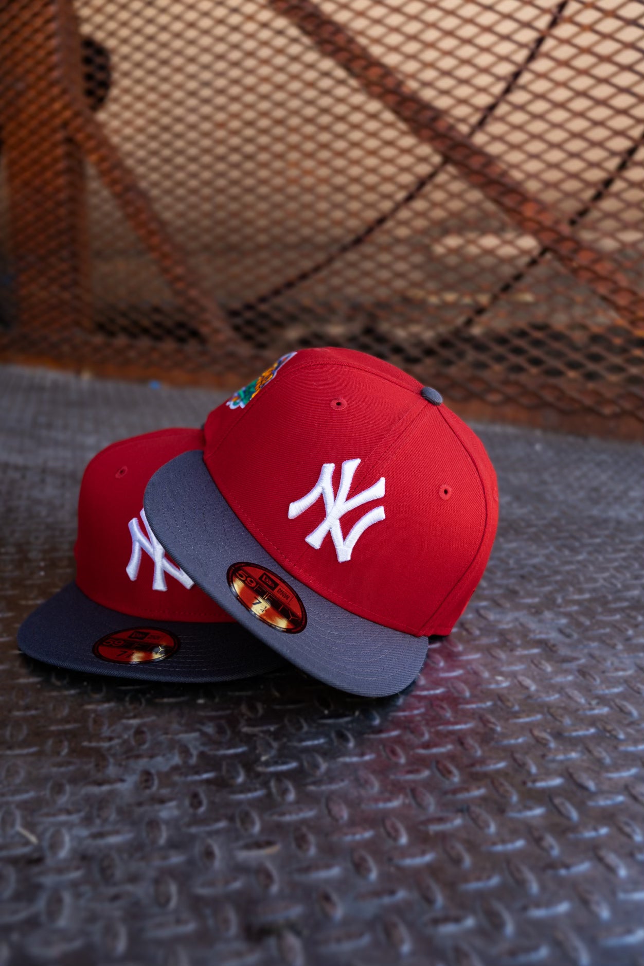 New Era New York Yankees 1999 World Series Green UV (Red/Graphite) 59Fifty Fitted - New Era