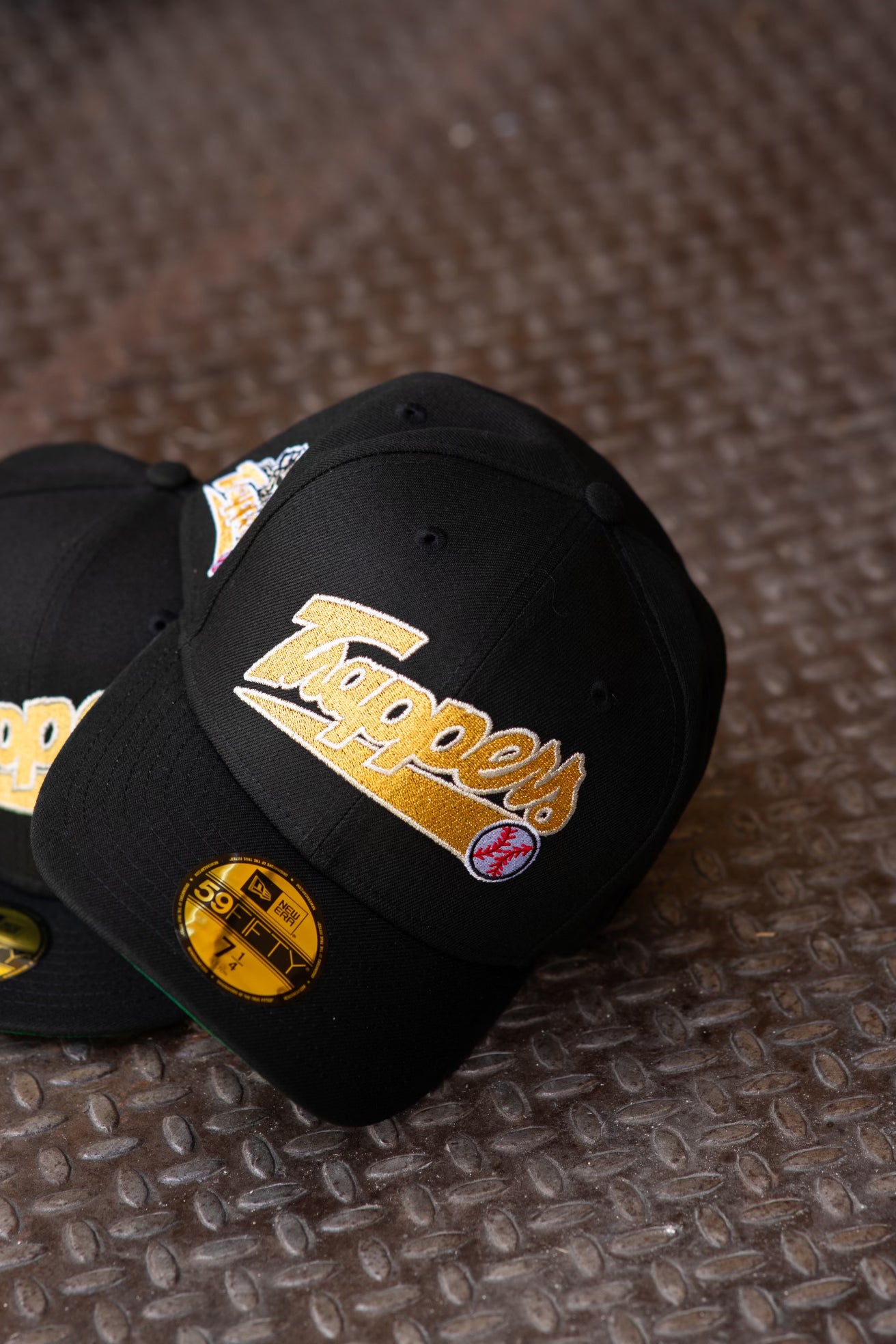 New Era Edmonton Trappers Green UV (Black) 59Fifty Fitted - New Era