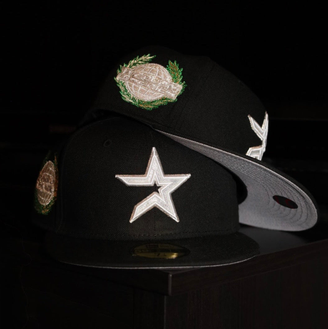 New Era Houston Astros 2005 World Series Side Patch Fitted (Black) - New Era