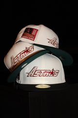 New Era Houston Astros 2000 Inaugural Season Side Patch Fitted (Off White/Black) - New Era