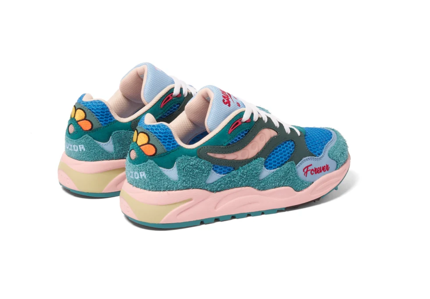 SAUCONY X JAE TIPS GRID SHADOW 2 "WEAR TO A DATE" (BLUE) - SNEAKER TOWN