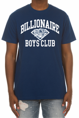 Billionaire Boys Club College SS Tee (Navy Peony) - Billionaire Boys Club