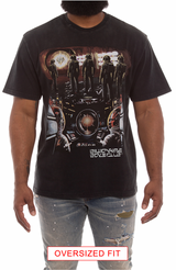 Billionaire Boys Club Odyssey SS Knit (Oversized Fit) (Black) - Billionaire Boys Club