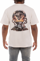Billionaire Boys Club Odyssey SS Knit (Oversized Fit) (Gardenia) - Billionaire Boys Club