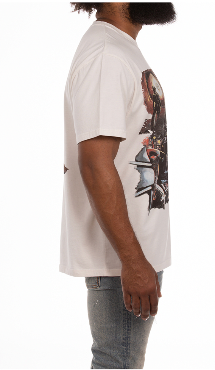 Billionaire Boys Club Odyssey SS Knit (Oversized Fit) (Gardenia) - Billionaire Boys Club