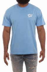 Billionaire Boys Club Script SS Knit (Little Boy Blue) - Billionaire Boys Club