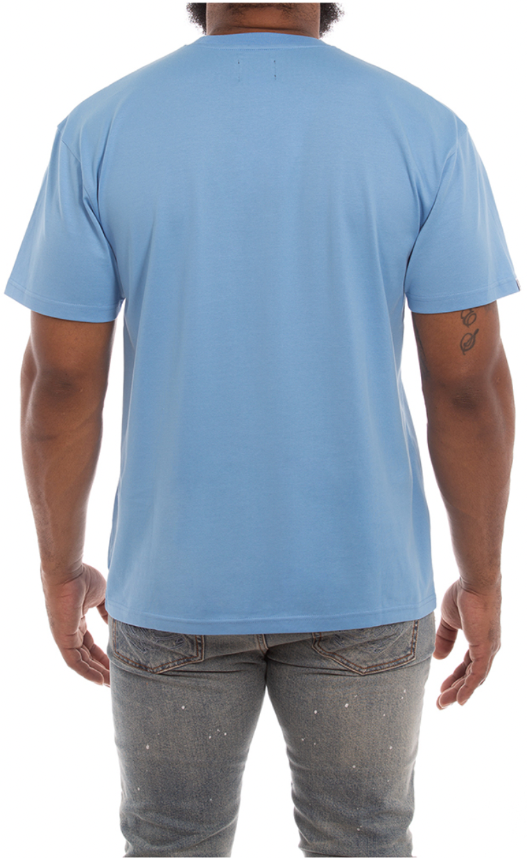 Billionaire Boys Club Script SS Knit (Little Boy Blue) - Billionaire Boys Club