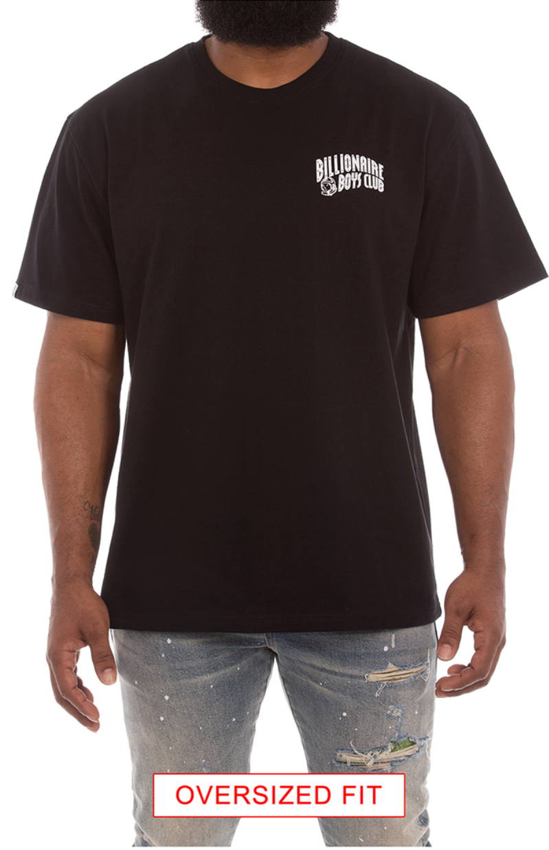 Billionaire Boys Club Cosmos SS Knit (Oversized Fit) (Black) - Billionaire Boys Club