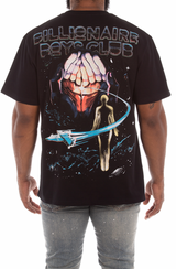 Billionaire Boys Club Cosmos SS Knit (Oversized Fit) (Black) - Billionaire Boys Club
