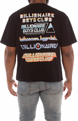 Billionaire Boys Club Insignia SS Knit Tee (Cropped Fit) (Black) - Billionaire Boys Club