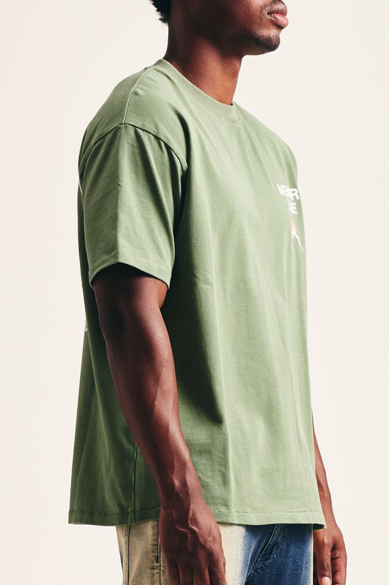 Memory Lane "Core Flip" Moss Tee - Memory Lane