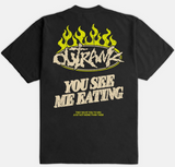 Outrank See Me Eating Heavyweight T-shirt (Black)