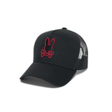 Psycho Bunny "Sayer" Trucker Cap (Black)